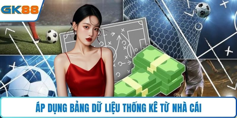 Áp dụng bảng dữ liệu thống kê từ nhà cái